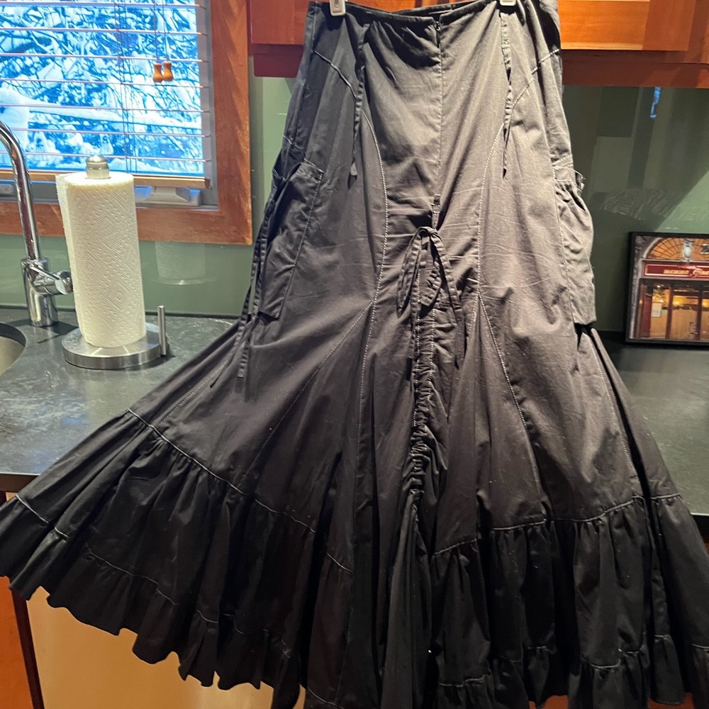 Ba Amour Black Maxi Skirt - Picture 2 of 2